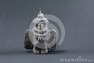 A pendant of a condor, sacred bird in the Incas culture Stock Photo