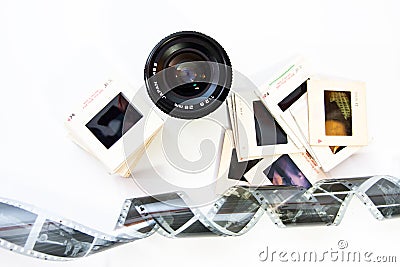 Old photography gear Stock Photo