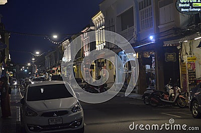 Old Phuket Town on a Monday Editorial Stock Photo