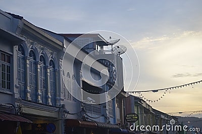 Old Phuket Town on a Monday Stock Photo
