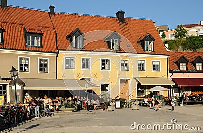 Old and picturesque city of visby Editorial Stock Photo