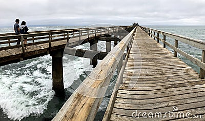 Old pier Editorial Stock Photo