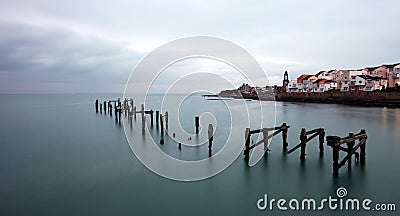 The Old Pier at Swanage Stock Photo