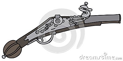 Old pistol Vector Illustration