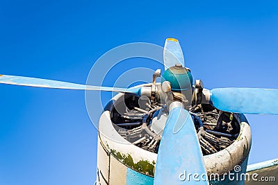 Old plane Stock Photo