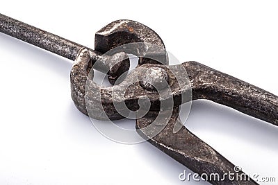 Old pliers Stock Photo