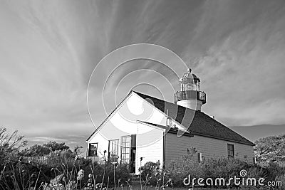 OLD POINT LOMA LIGHTHOUSE AT POINT LOMA IN SAN DIEGO CALIFORNIA USA Stock Photo