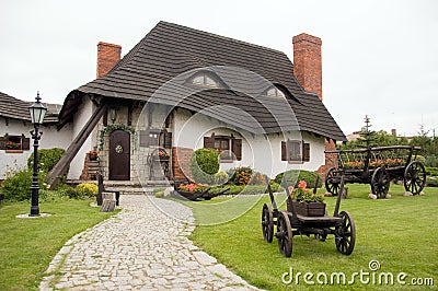 Old polish house Stock Photo