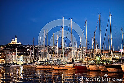 The old port in Marseille 