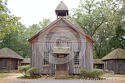 Old Possum Trot Chapel Stock Photo
