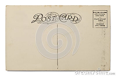 Old Postcard Stock Photo