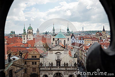 Old Prague - city center, Czech republic Stock Photo