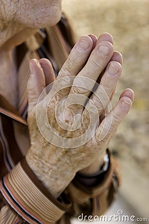 Old Prayers Stock Photo