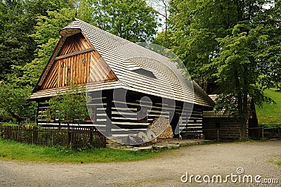 Old provincial cottage Stock Photo