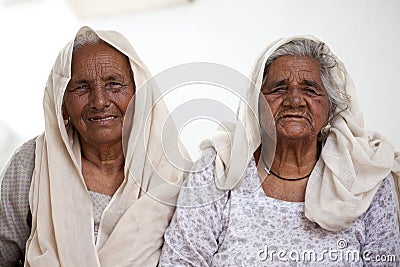 Old punjabi women Editorial Stock Photo