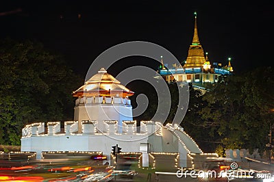 Old quarter of Bangkok Stock Photo