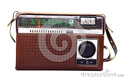 Old radio Stock Photo