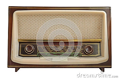 Old radio Stock Photo