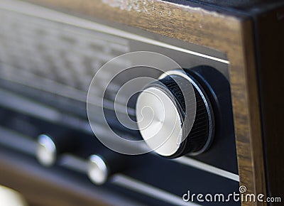 Old radio Stock Photo