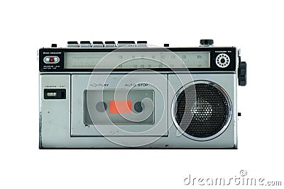 Old radio Stock Photo