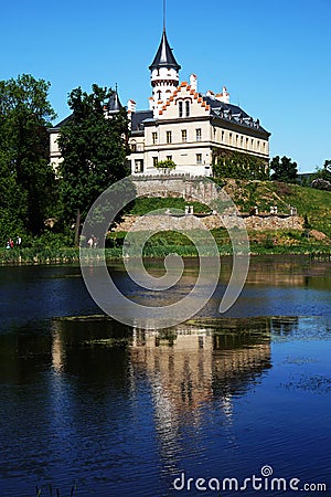 old Radun castle in the czech republic Editorial Stock Photo