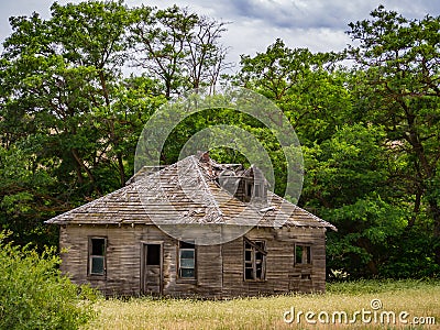 The Old Ranch House Stock Photo