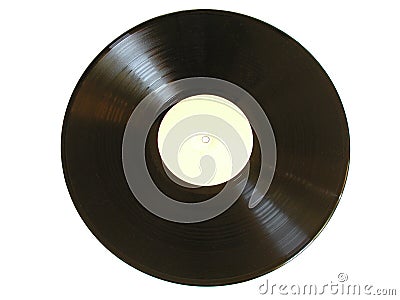 Old Record Stock Photo