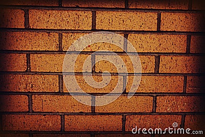 Old red brick wall as a background, pattern Stock Photo