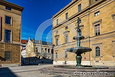 The Old Residence Theatre in Munich, now called Cuvillies Theatre Editorial Stock Photo