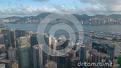 June 21 2023, the old residential blocks at Kwun tong, hk Stock Photo