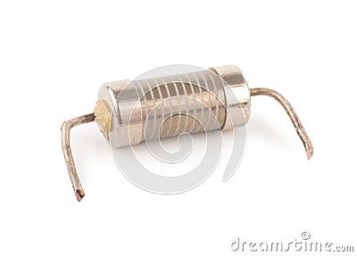 Old resistor Stock Photo