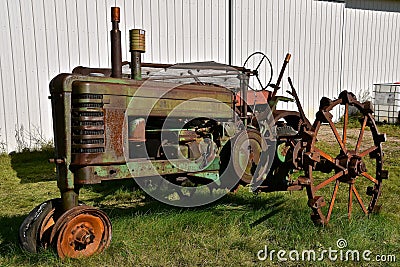 Old restored Model H tractor Editorial Stock Photo
