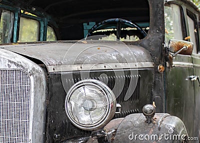 Old retro car. Stock Photo