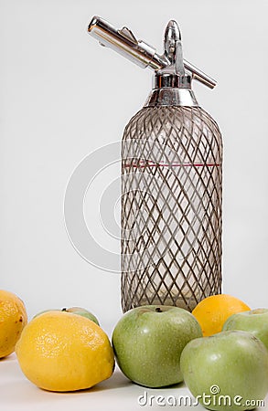 Old retro syphon Stock Photo