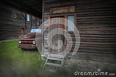 Old Vintage Ford Pickup Truck Stock Photo