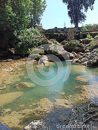 Old river in Turkey Stock Photo