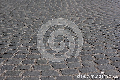 Old road cobblestone Stock Photo