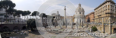 Old Roman Forum, Italy Stock Photo