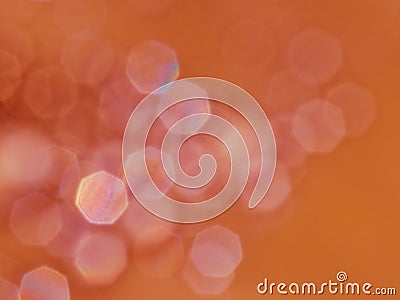 Old rose bokeh background white multi color heptagon shape Stock Photo