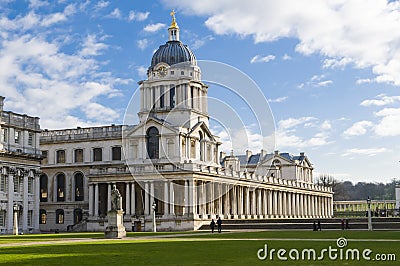 Old Royal Naval College Greenwich Stock Photo