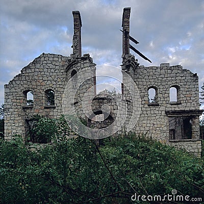 An old ruined castle Stock Photo