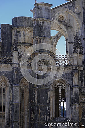 Old ruins on sunny day Stock Photo