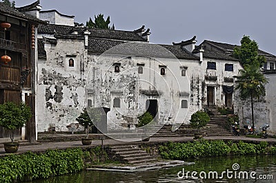 Old rural chinese houses Stock Photo