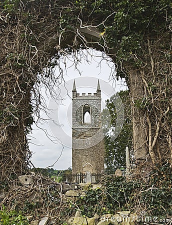 Old rural church Stock Photo