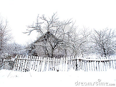 Old rural house Stock Photo