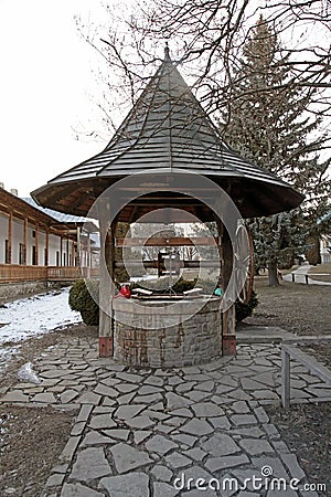 Old rural well Stock Photo