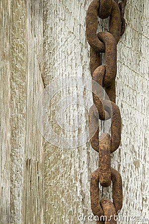 Old rusted chain Stock Photo