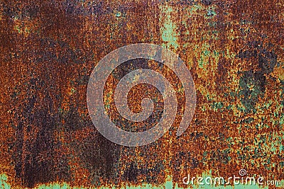 Old rusted sheet metal background. Stock Photo
