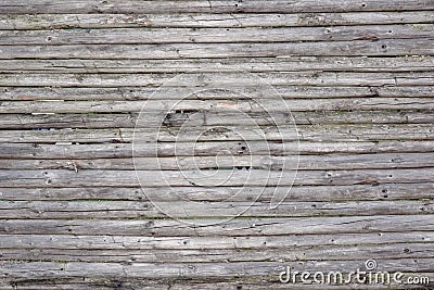 Old Rustic Weathered Fence From Natural Unpainted Dry Wood Surface Stock Photo