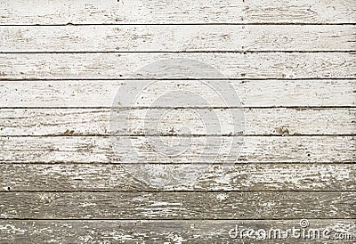 Old rustic white plank barn wall Stock Photo